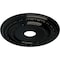 Ekena Millwork Dublin Ceiling Medallion (Fits Canopies up to 5 1/8"), 17 7/8"OD x 3 5/8"ID x 1 1/4"P, Black Pearl CM17DUBPS - alternate 4